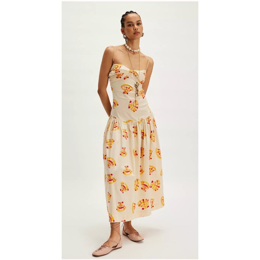 S/W/F, Free People, NEW, Sea Change Midi Dress, Medium